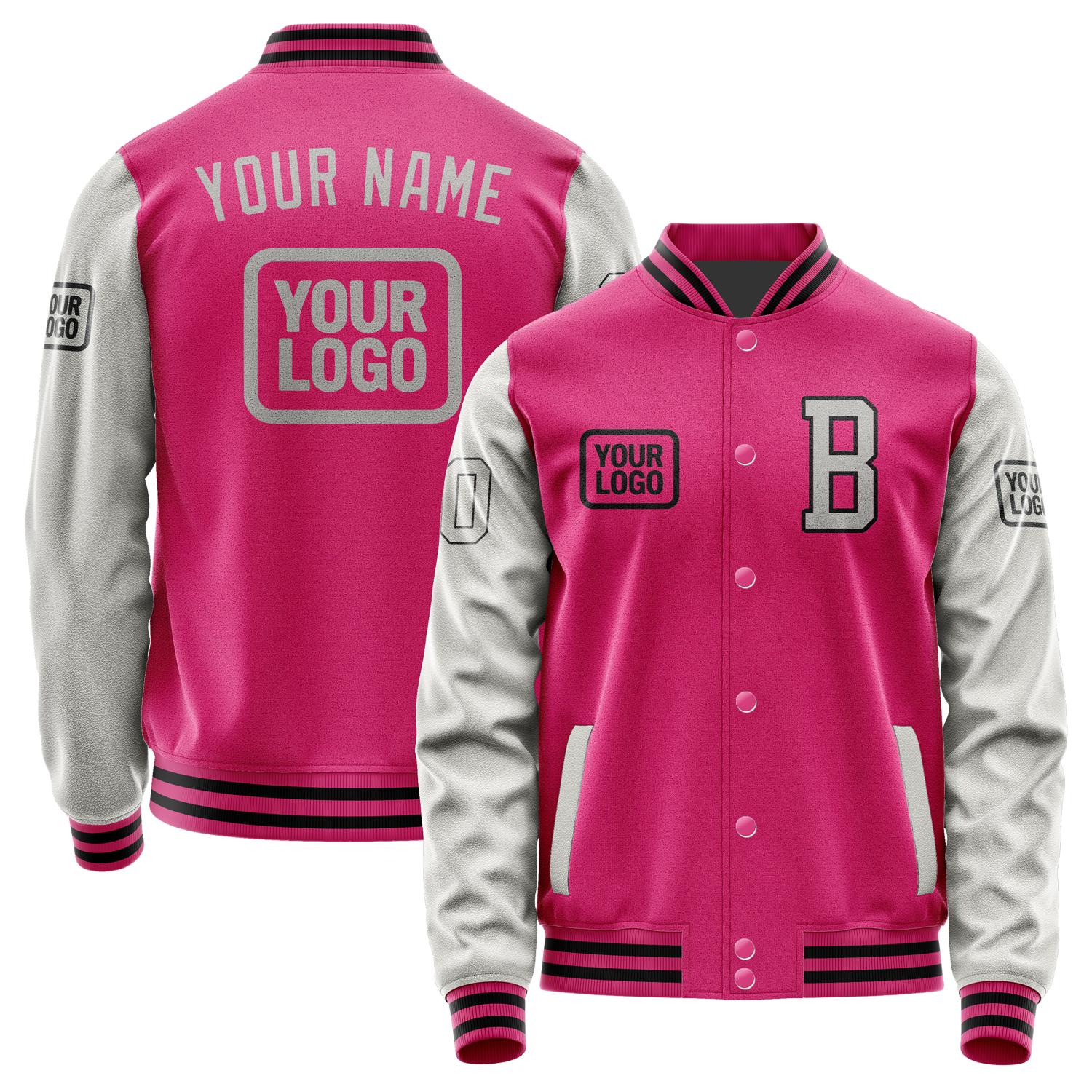 Custom Pink Gray Jacket JA131304131717040417