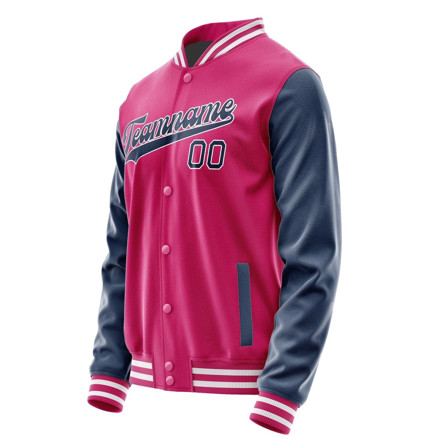 Custom Pink Blue Jacket JA1313101318B31810