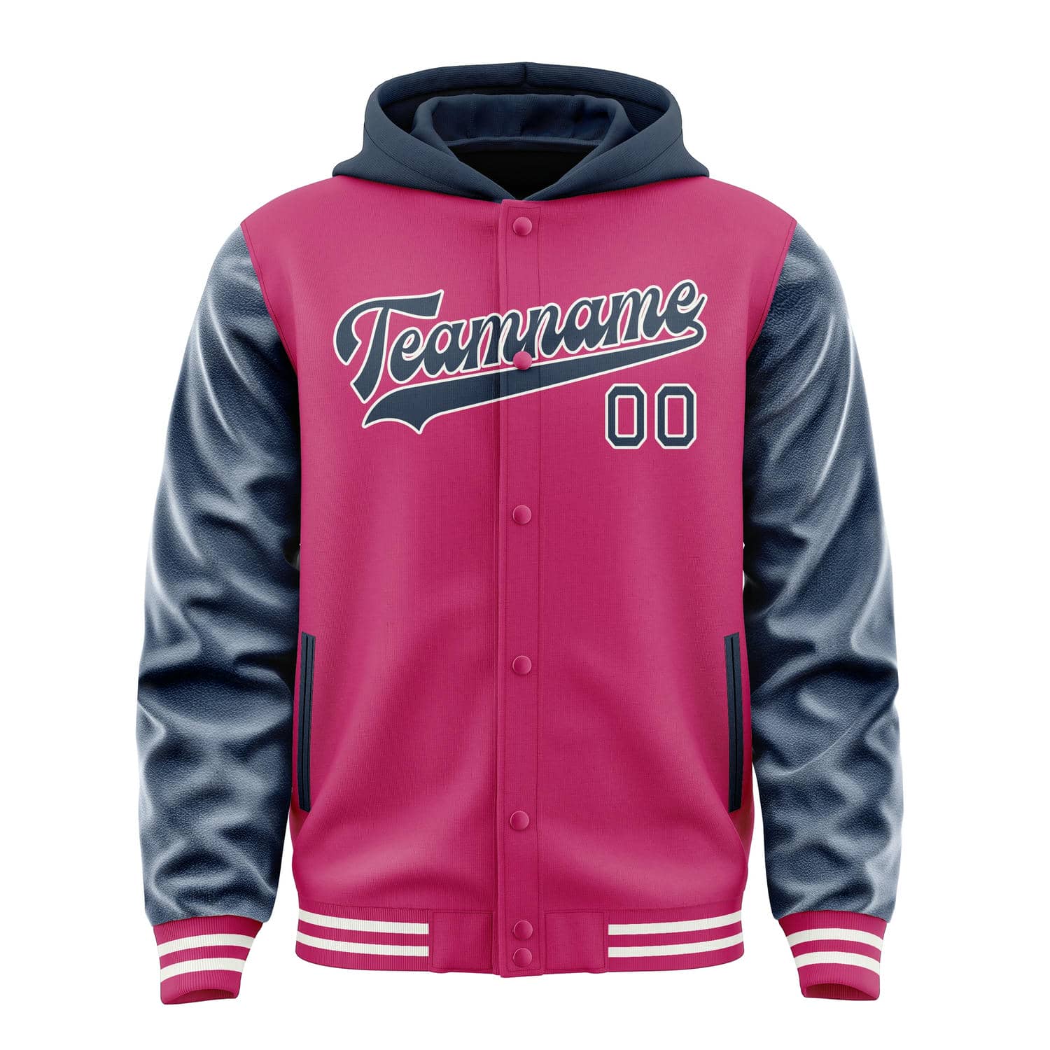 Custom Pink Blue Jacket