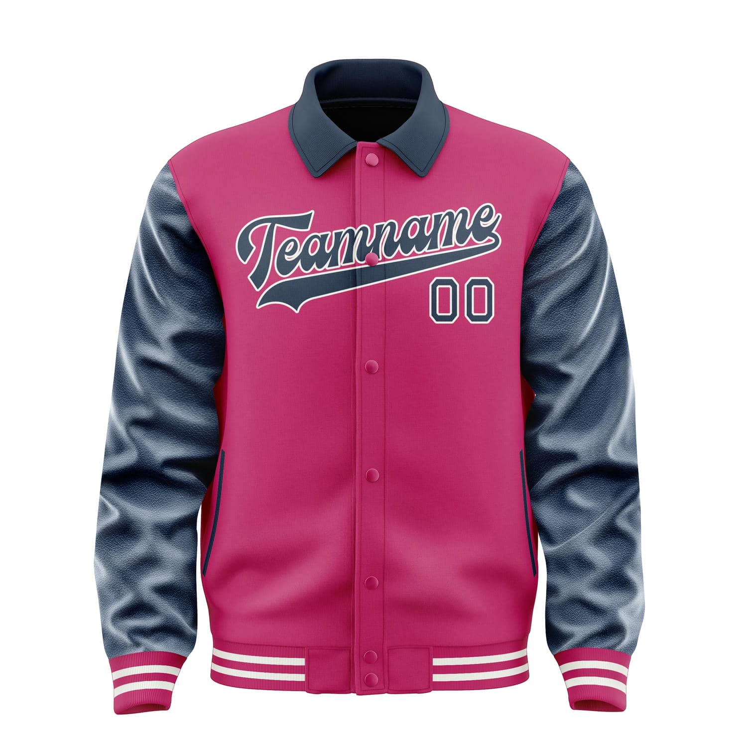 Custom Pink Blue Jacket