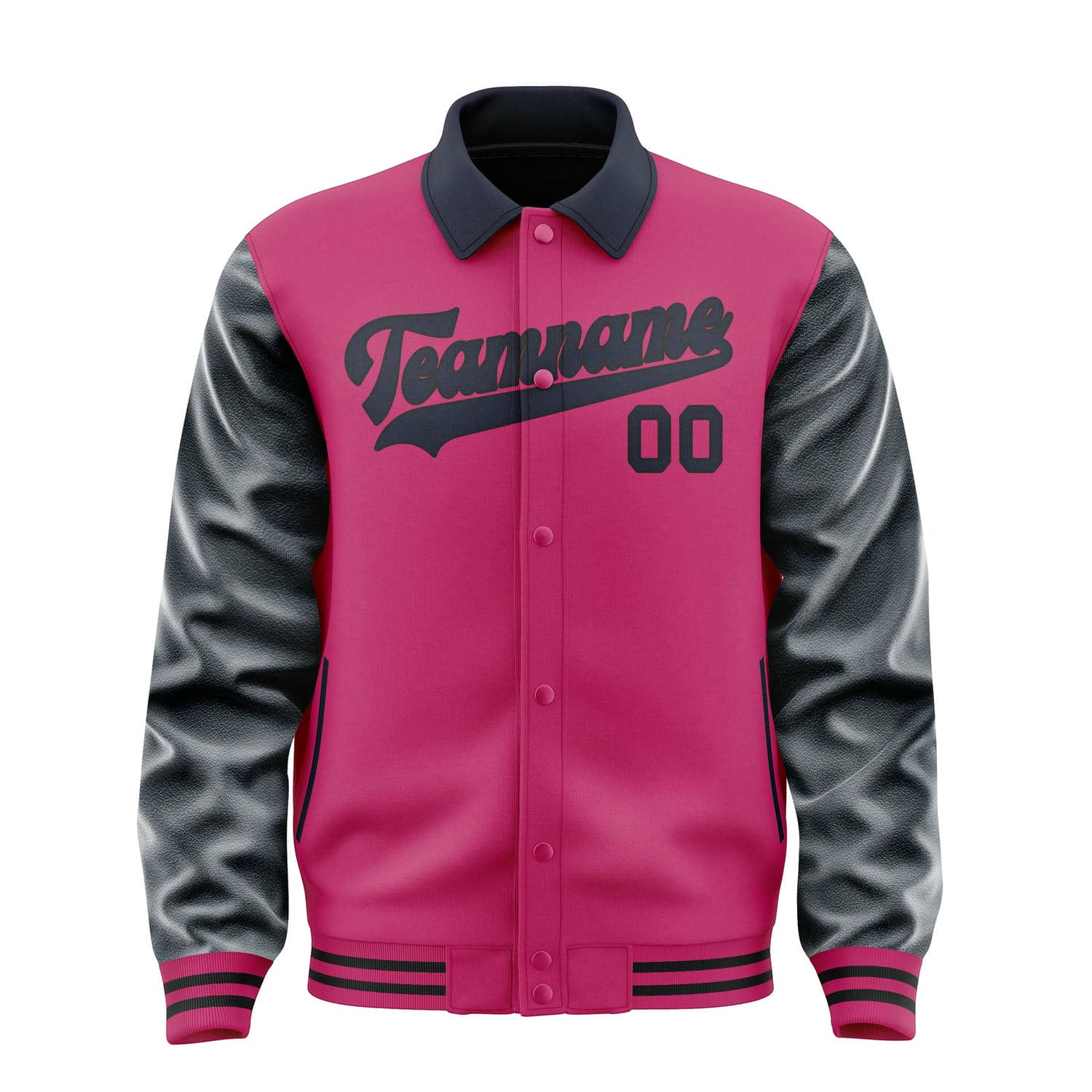 Custom Pink Navy Jacket