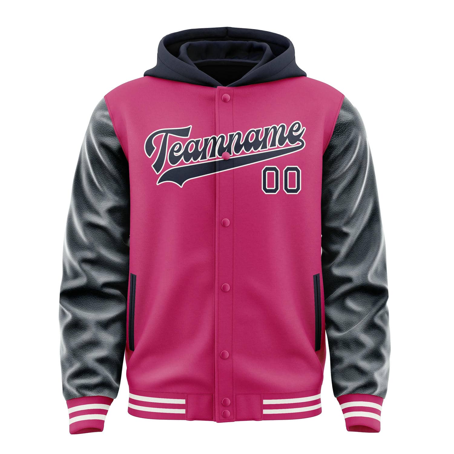 Custom Pink Navy Jacket