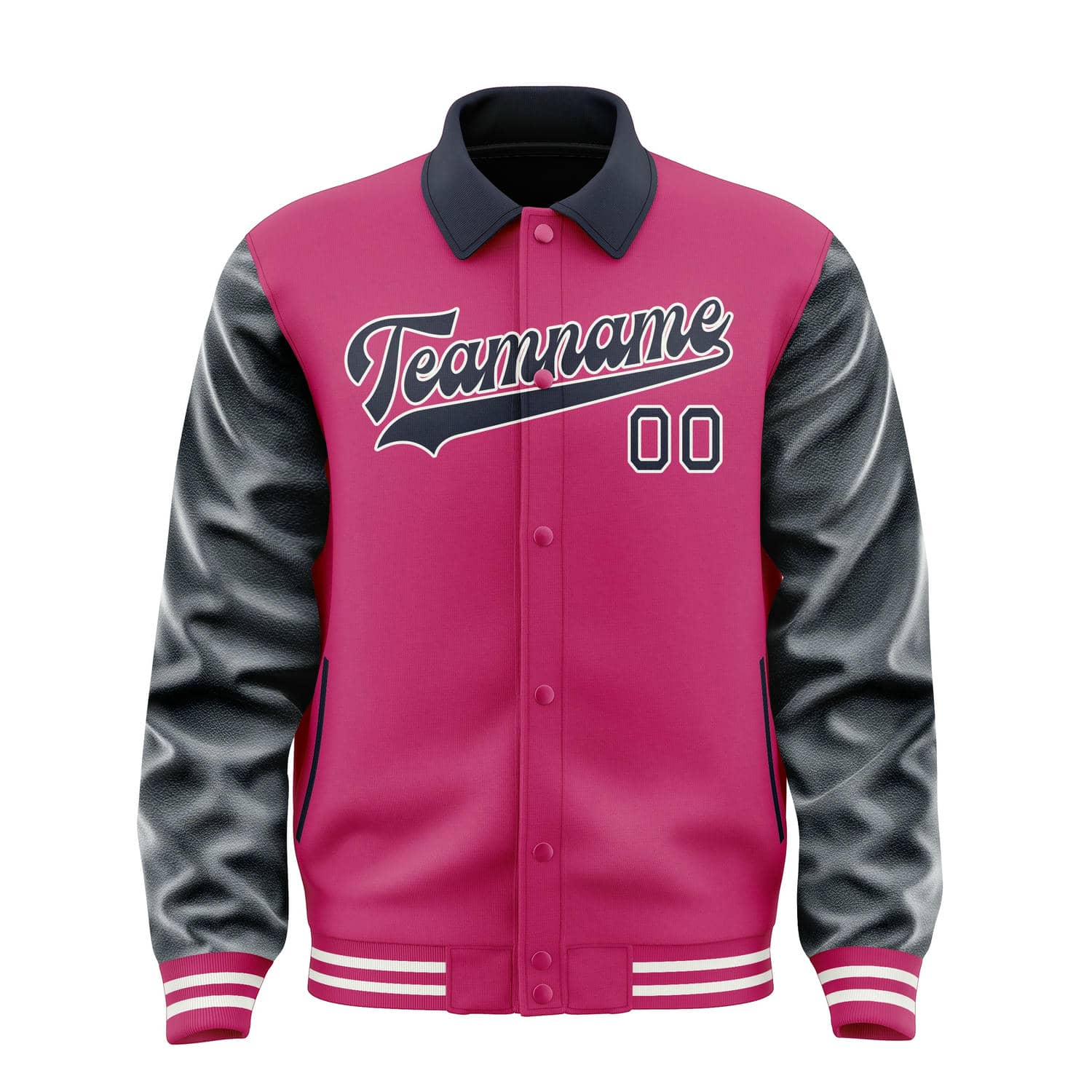 Custom Pink Navy Jacket
