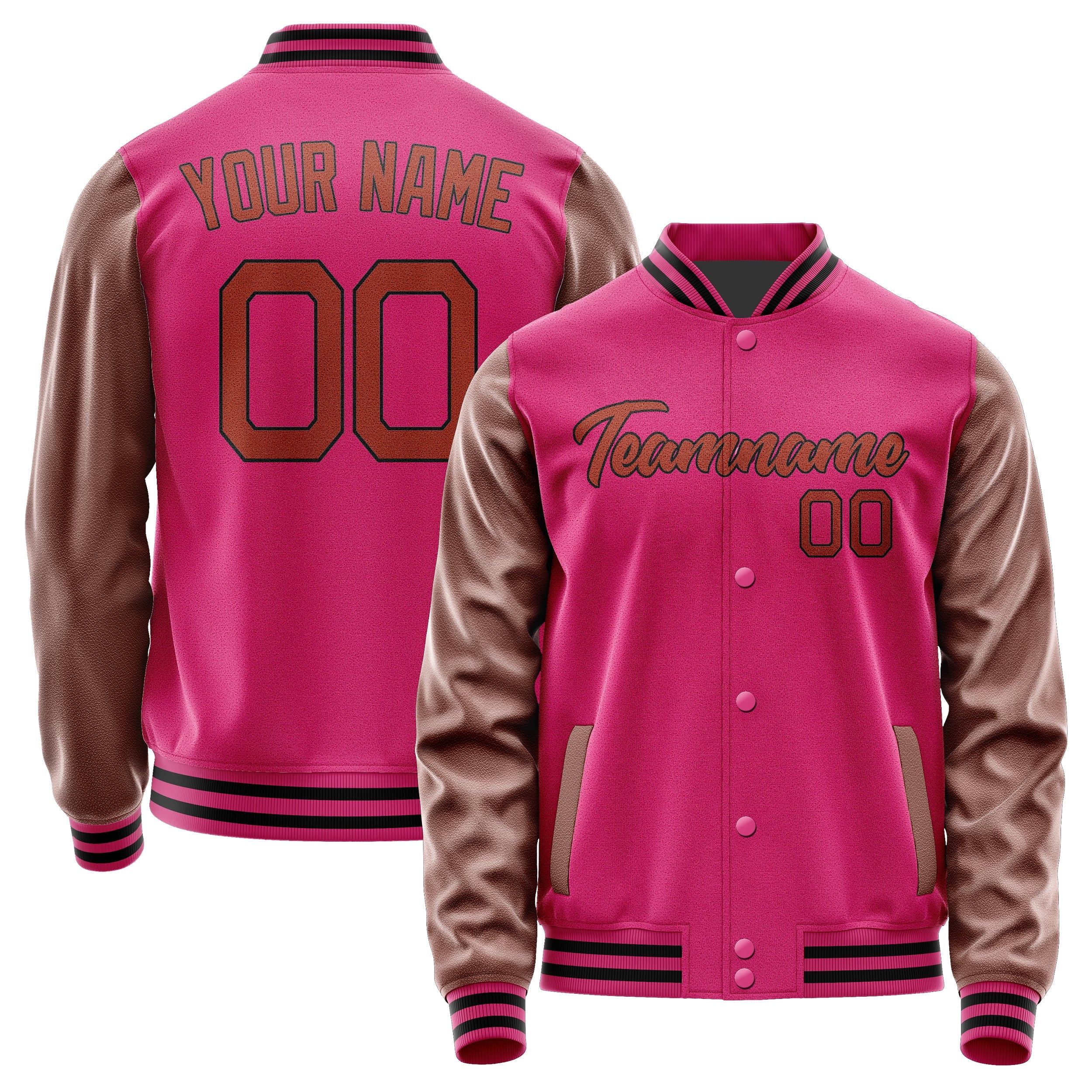 Custom Pink Coral Red Jacket JA1313161317B21716
