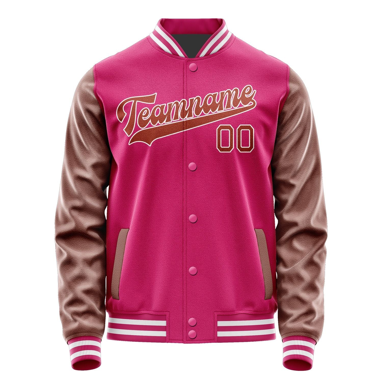 Custom Pink Coral Red Jacket JA1313161318B31816
