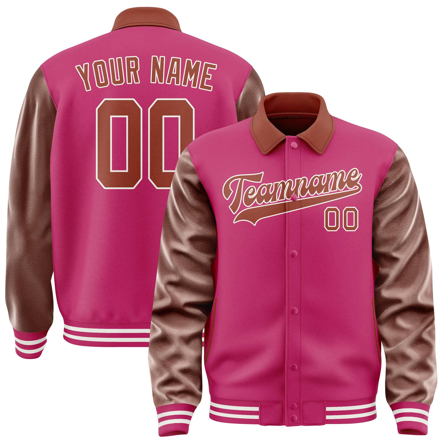 Custom Pink Coral Red Jacket