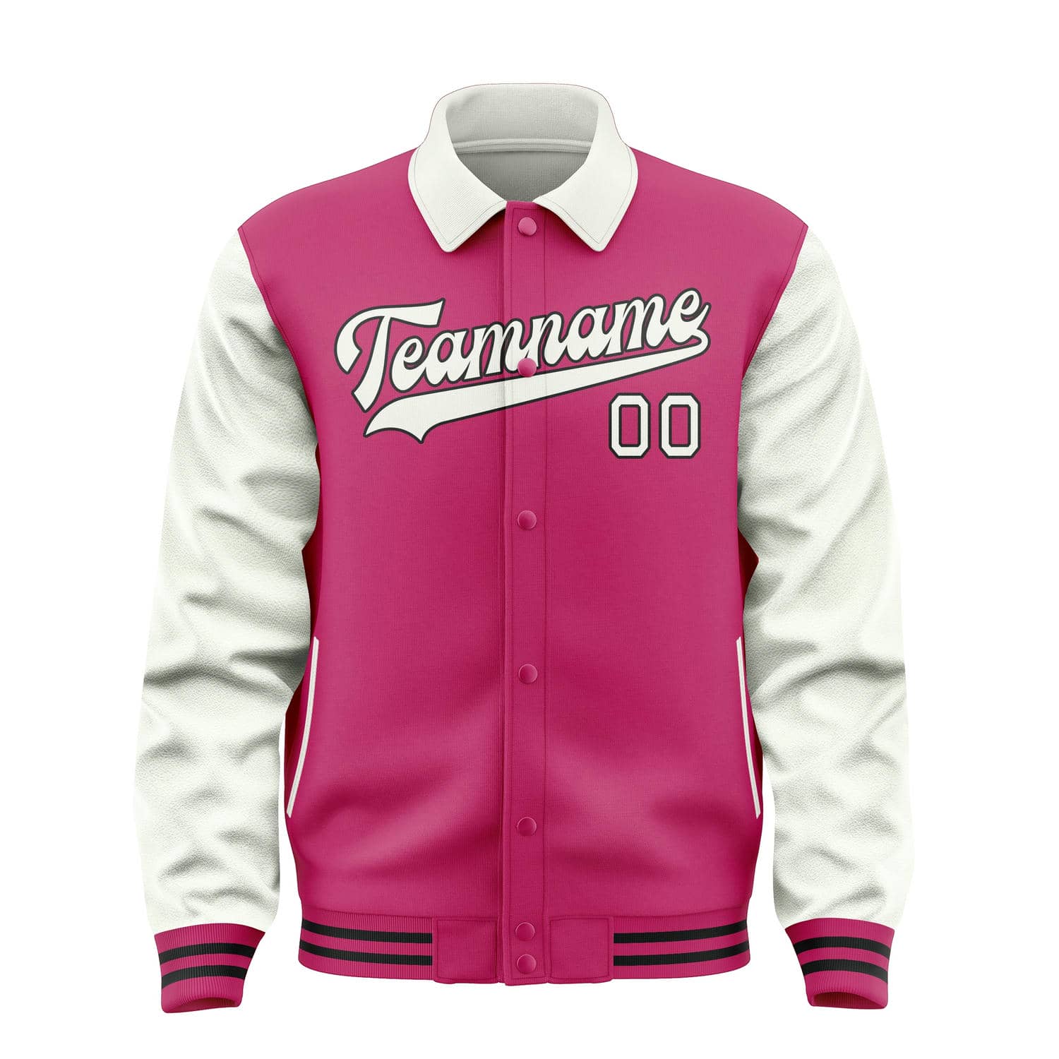 Custom Pink White Jacket
