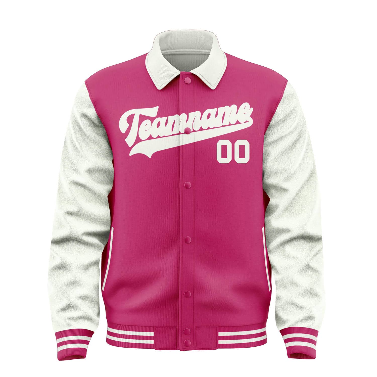 Custom Pink White Jacket
