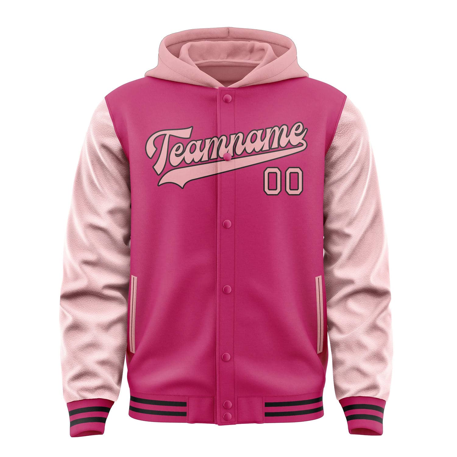 Custom Pink Light Pink Jacket