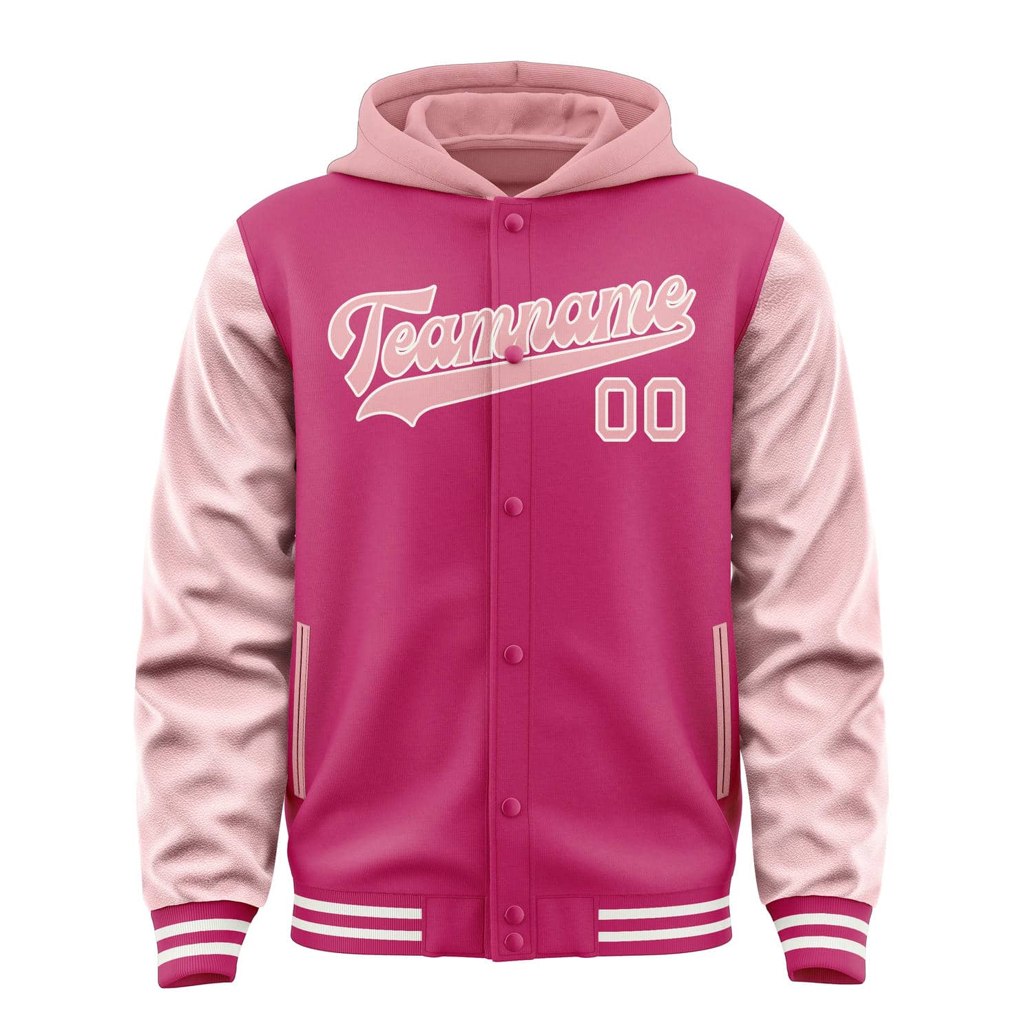 Custom Pink Light Pink Jacket
