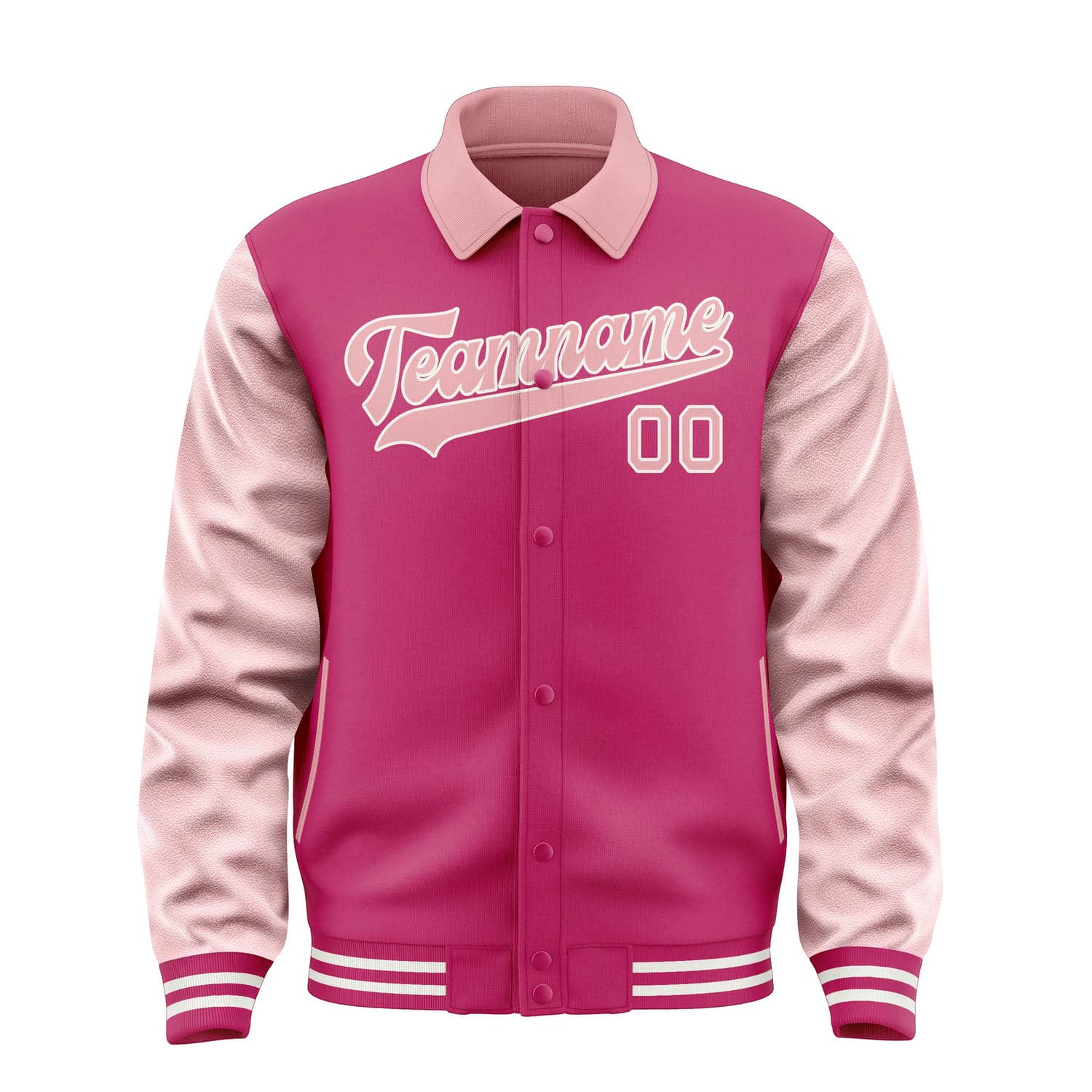 Custom Pink Light Pink Jacket