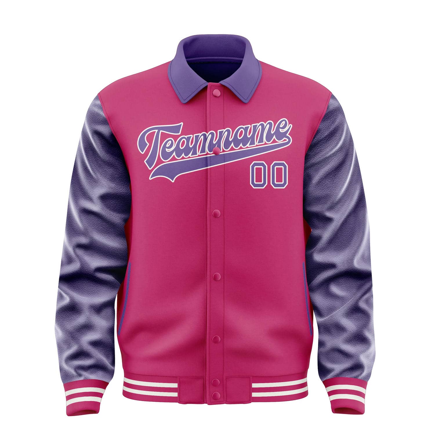 Custom Pink Light Purple Jacket
