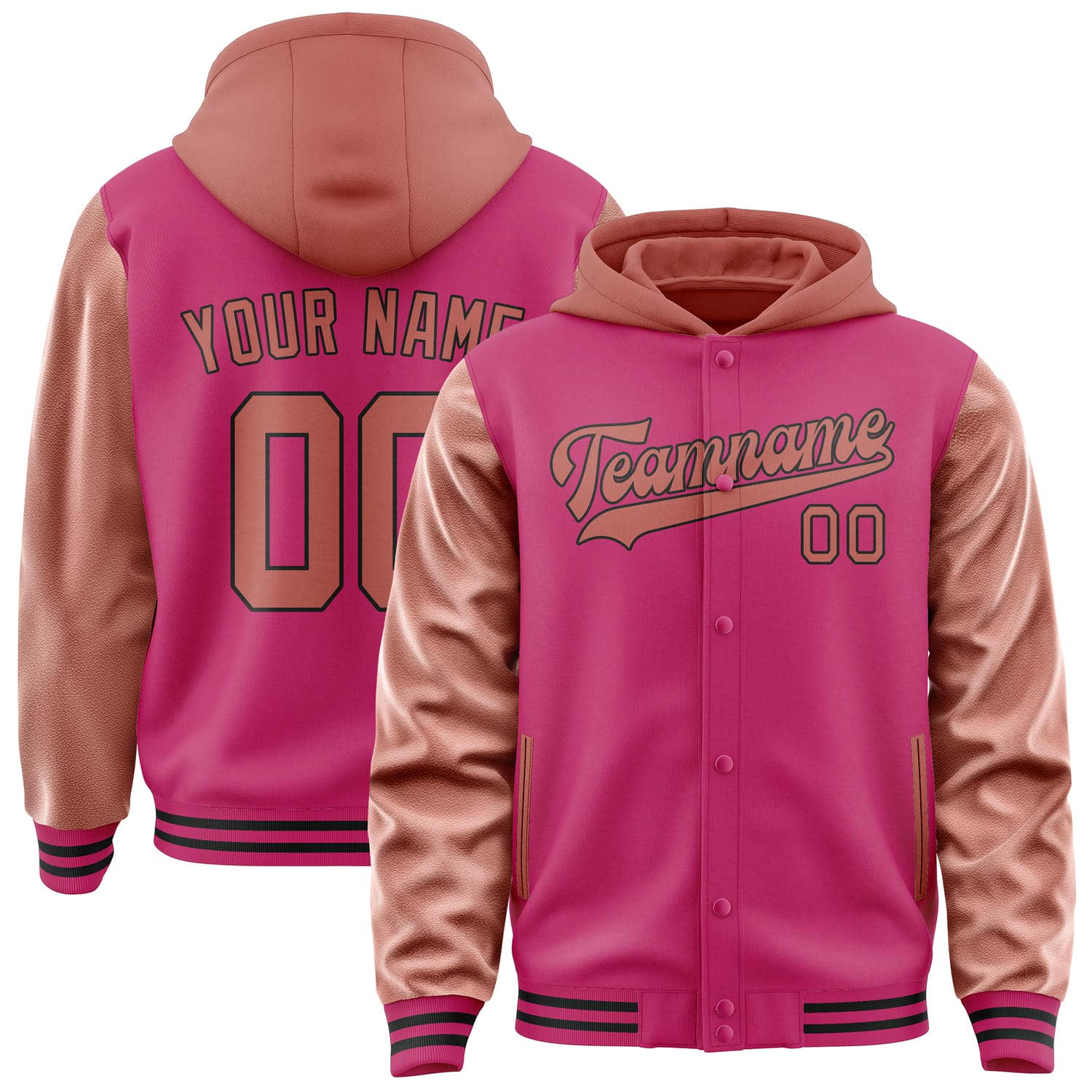 Custom Pink Copper Rose Jacket