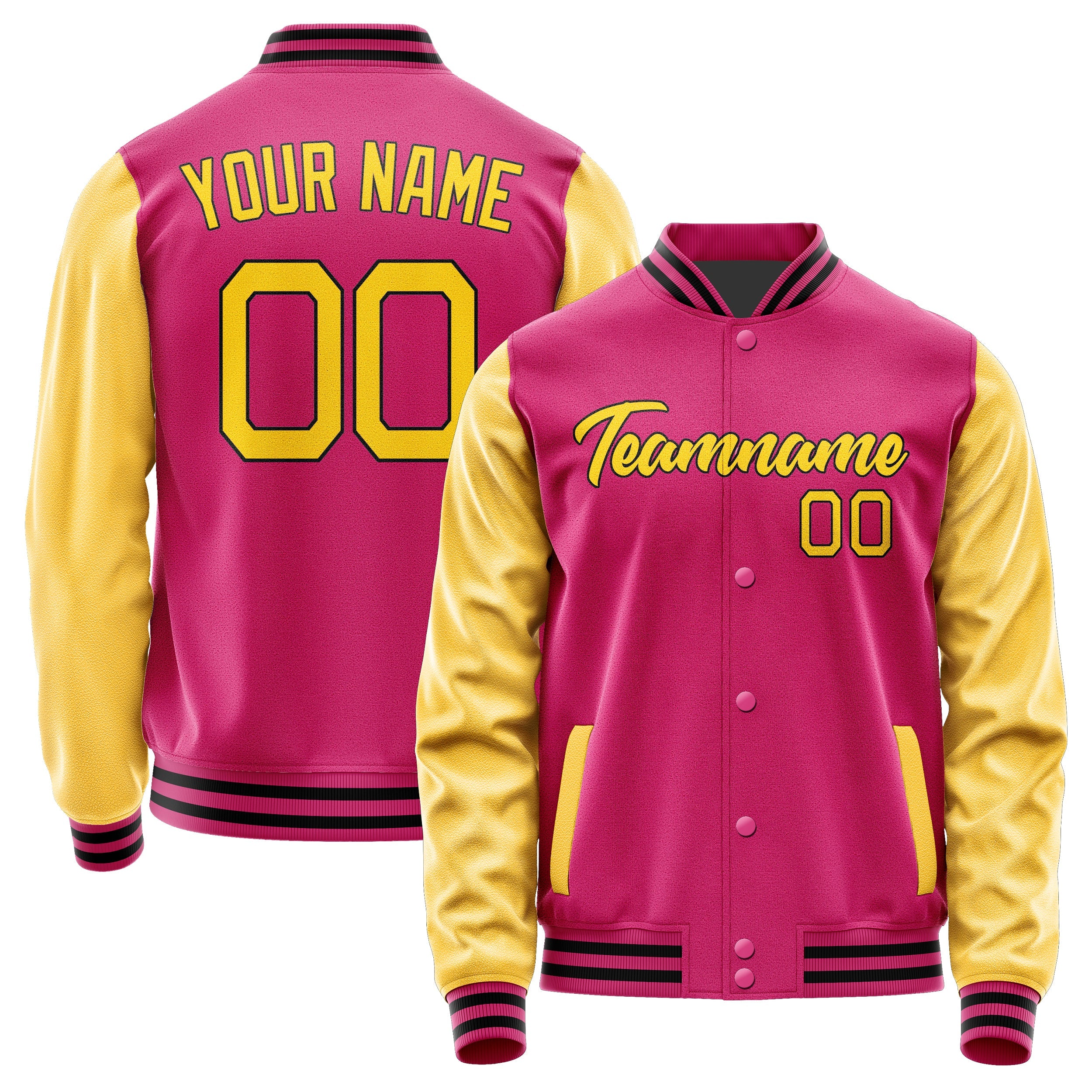 Custom Pink Gold Jacket JA1313301317B21730