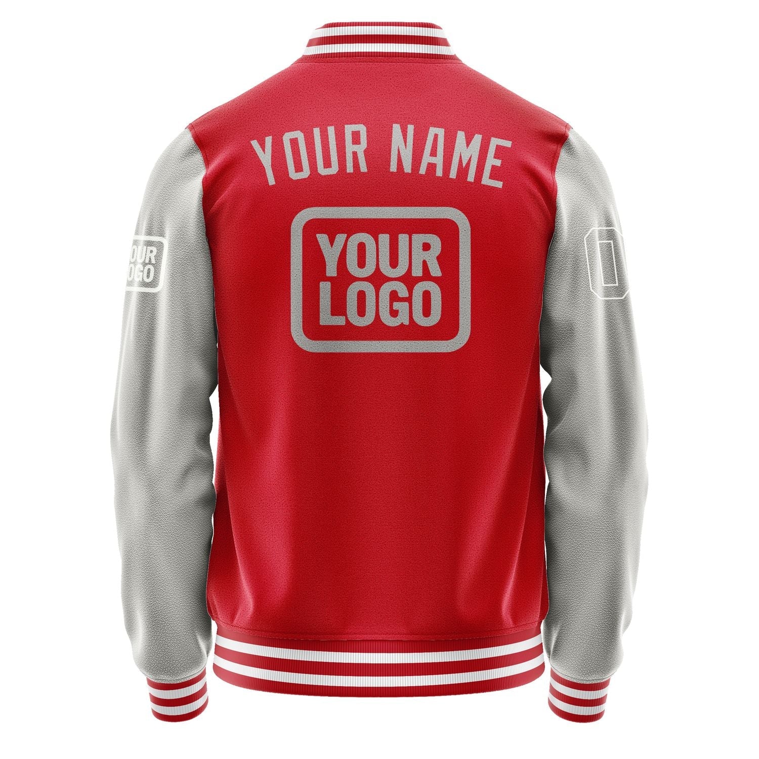 Custom Red Gray Jacket JA141404141818040418