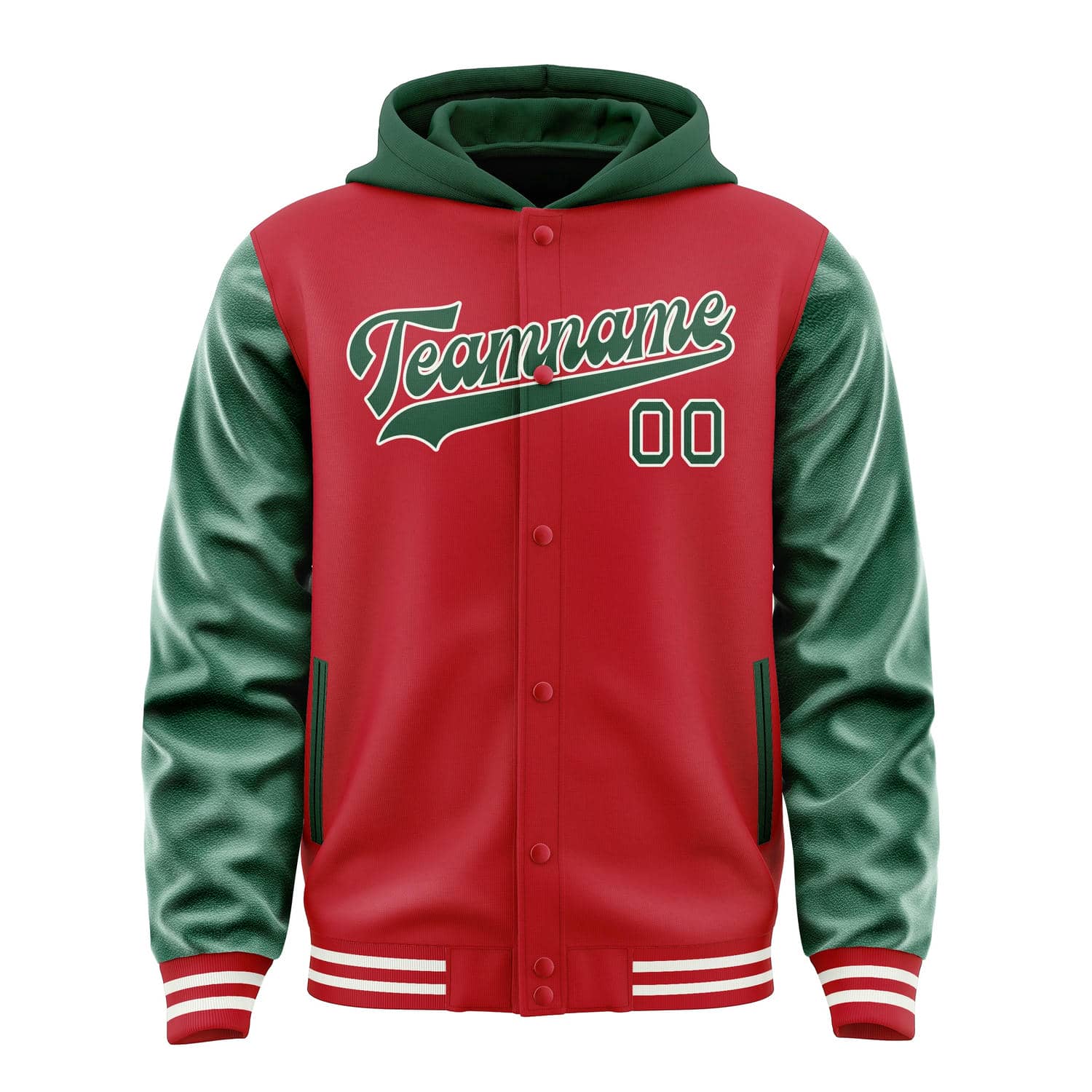 Custom Red Green Jacket