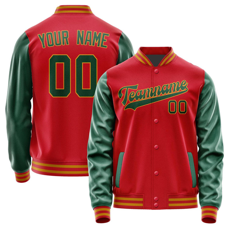 Custom Red Green Jacket JA1414051419B31905