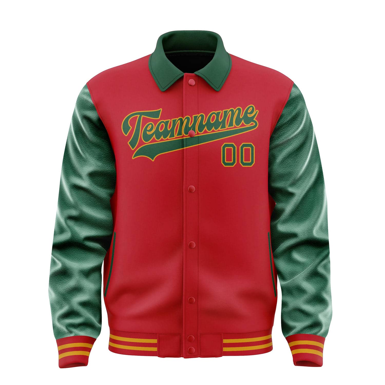 Custom Red Green Jacket