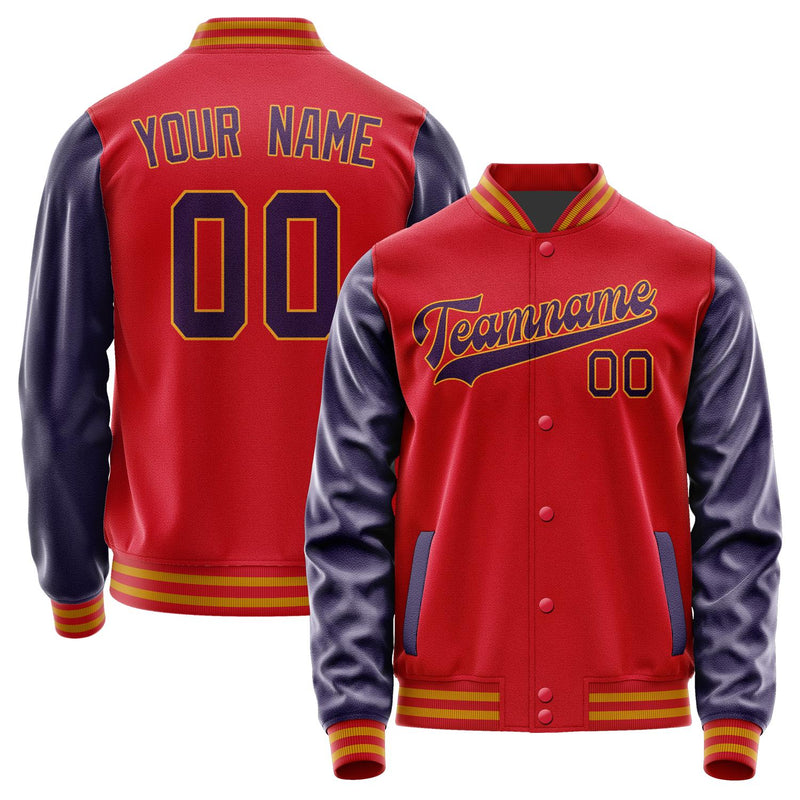 Custom Red Purple Jacket JA1414071419B31907