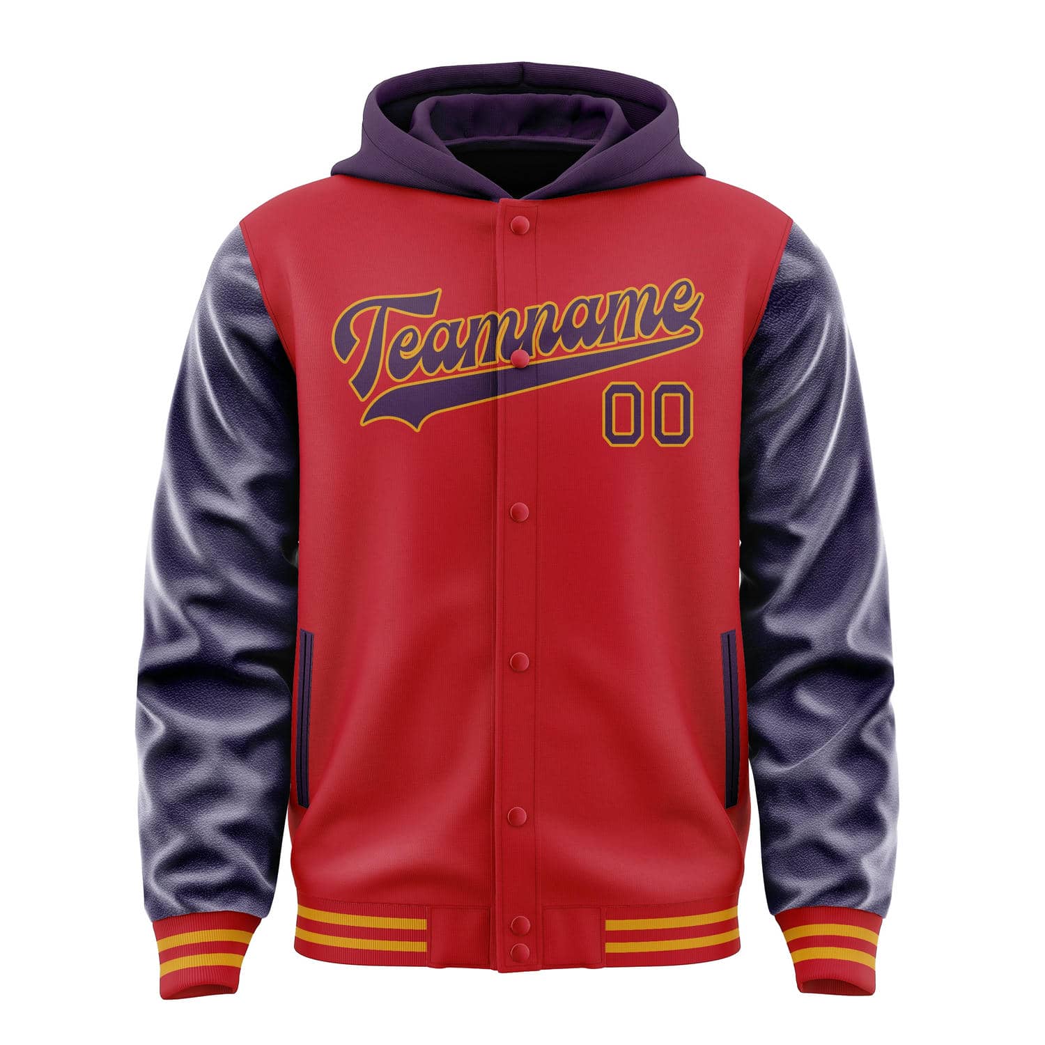 Custom Red Purple Jacket