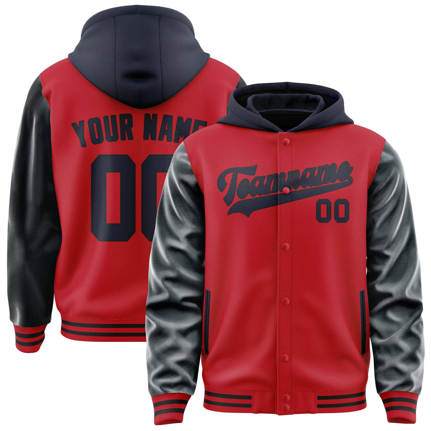 Custom Red Navy Jacket