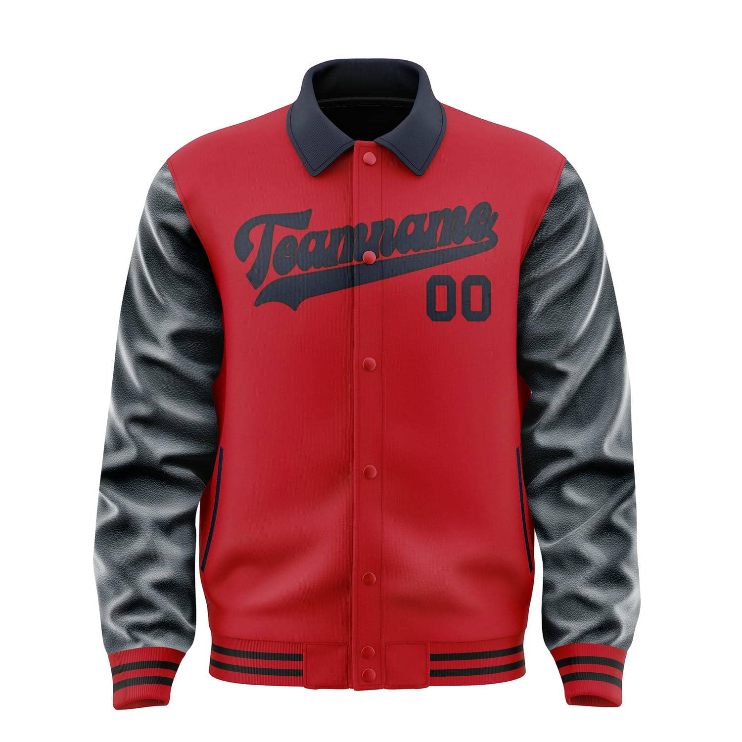 Custom Red Navy Jacket