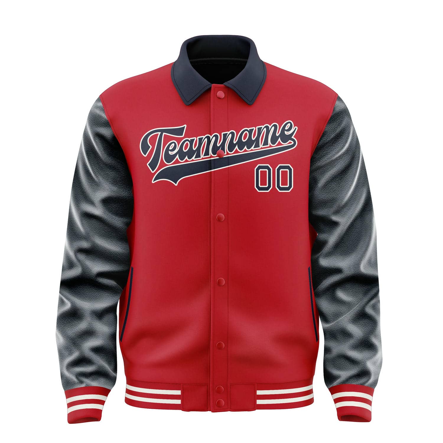 Custom Red Navy Jacket