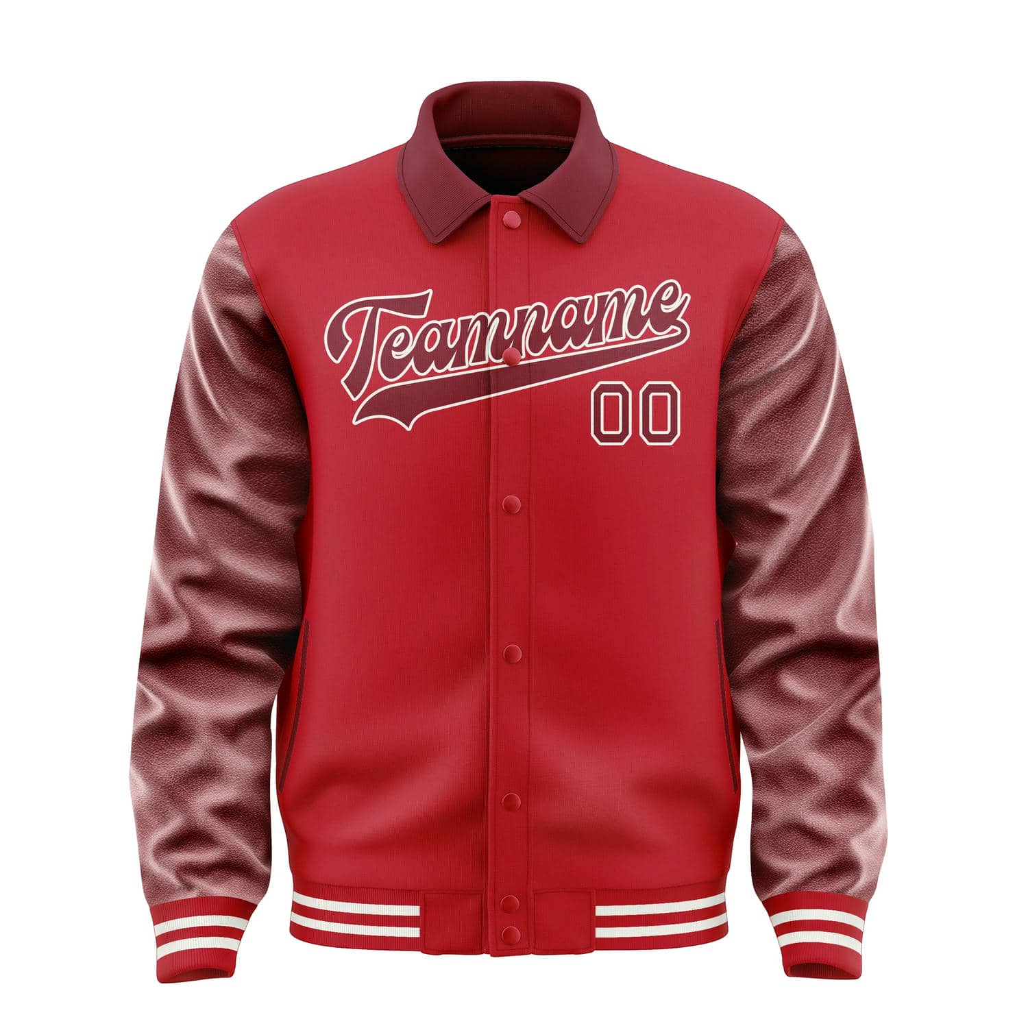 Custom Red Crimson Red Jacket