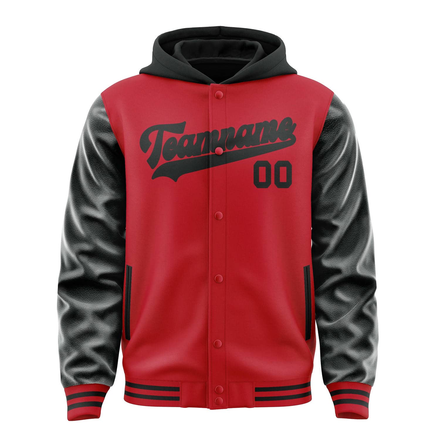 Custom Red Black Jacket