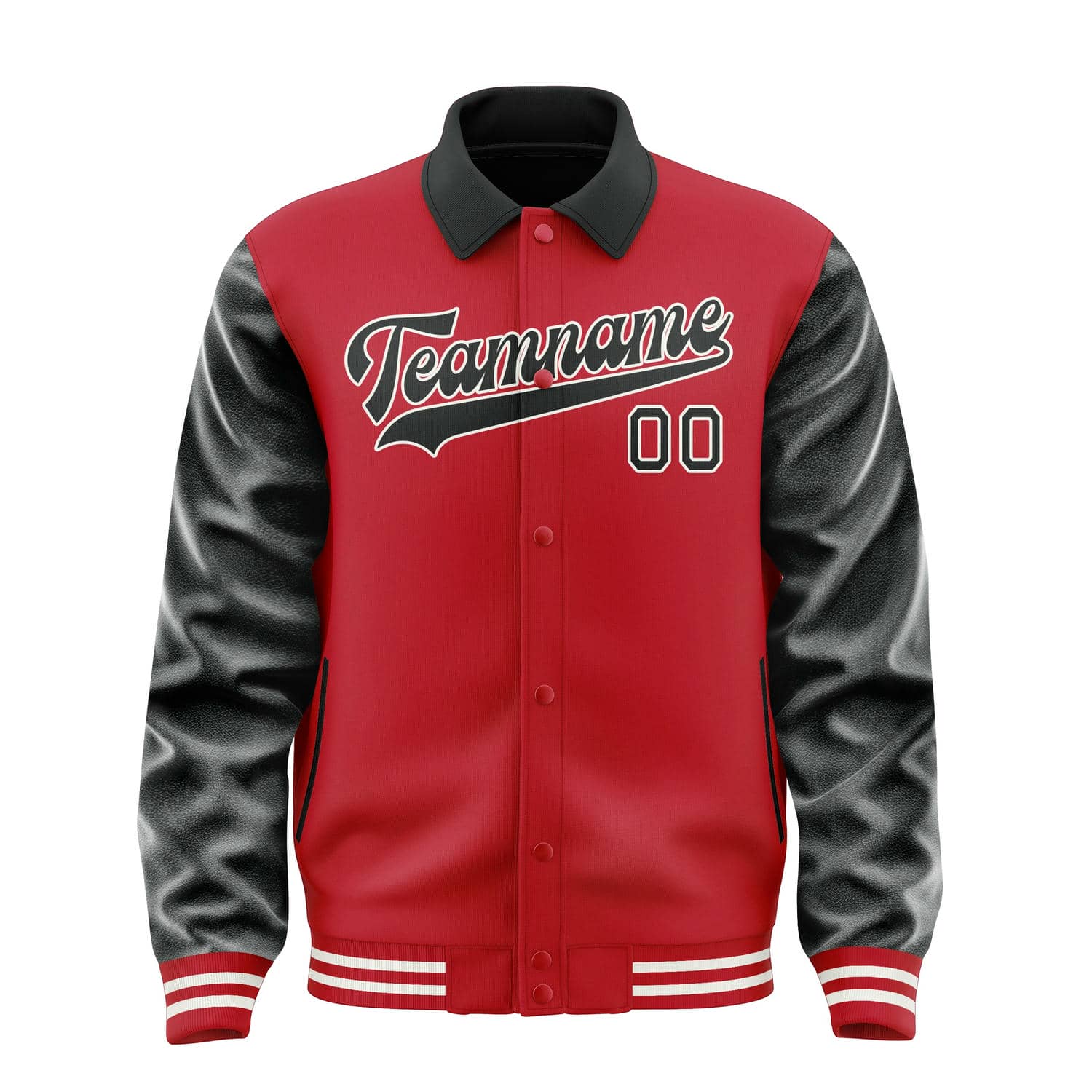 Custom Red Black Jacket