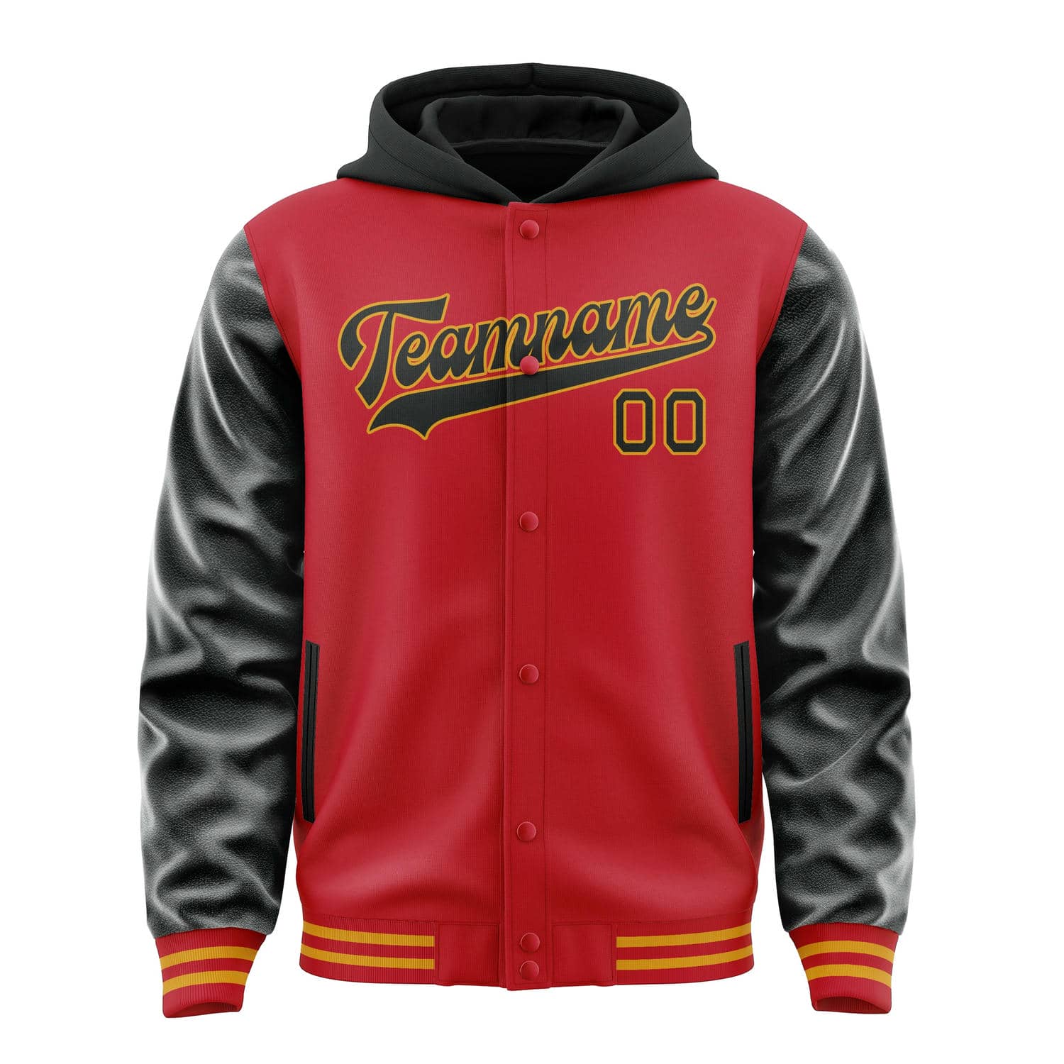 Custom Red Black Jacket