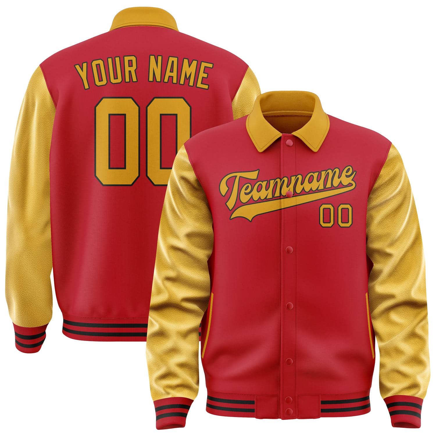 Custom Red Yellow Jacket