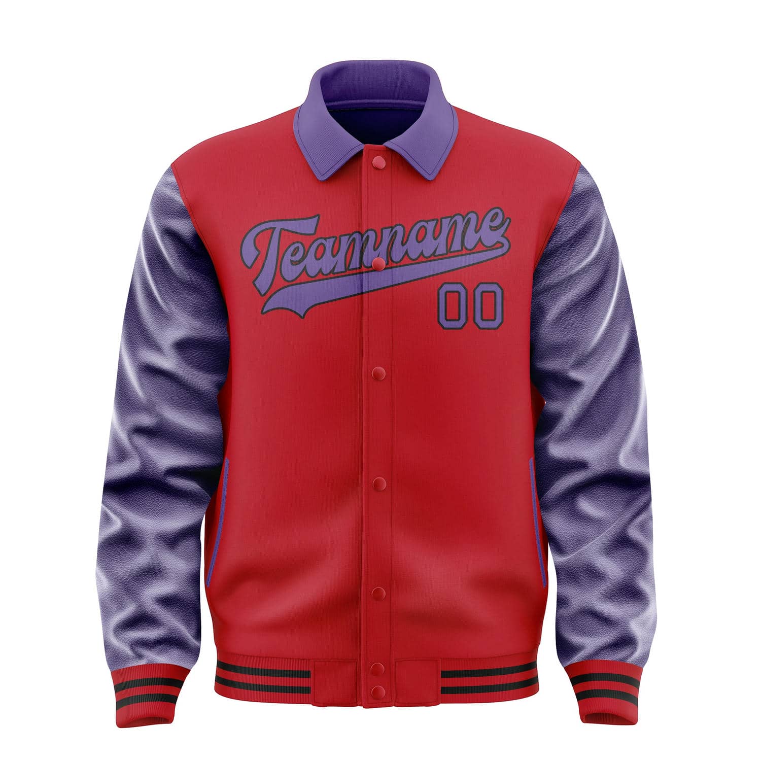 Custom Red Light Purple Jacket