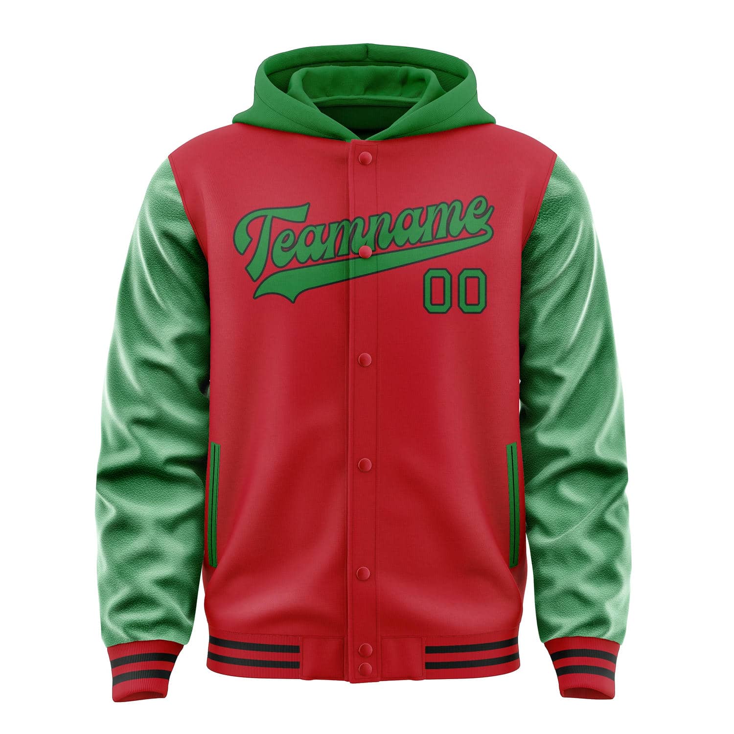 Custom Red Emerald Green Jacket