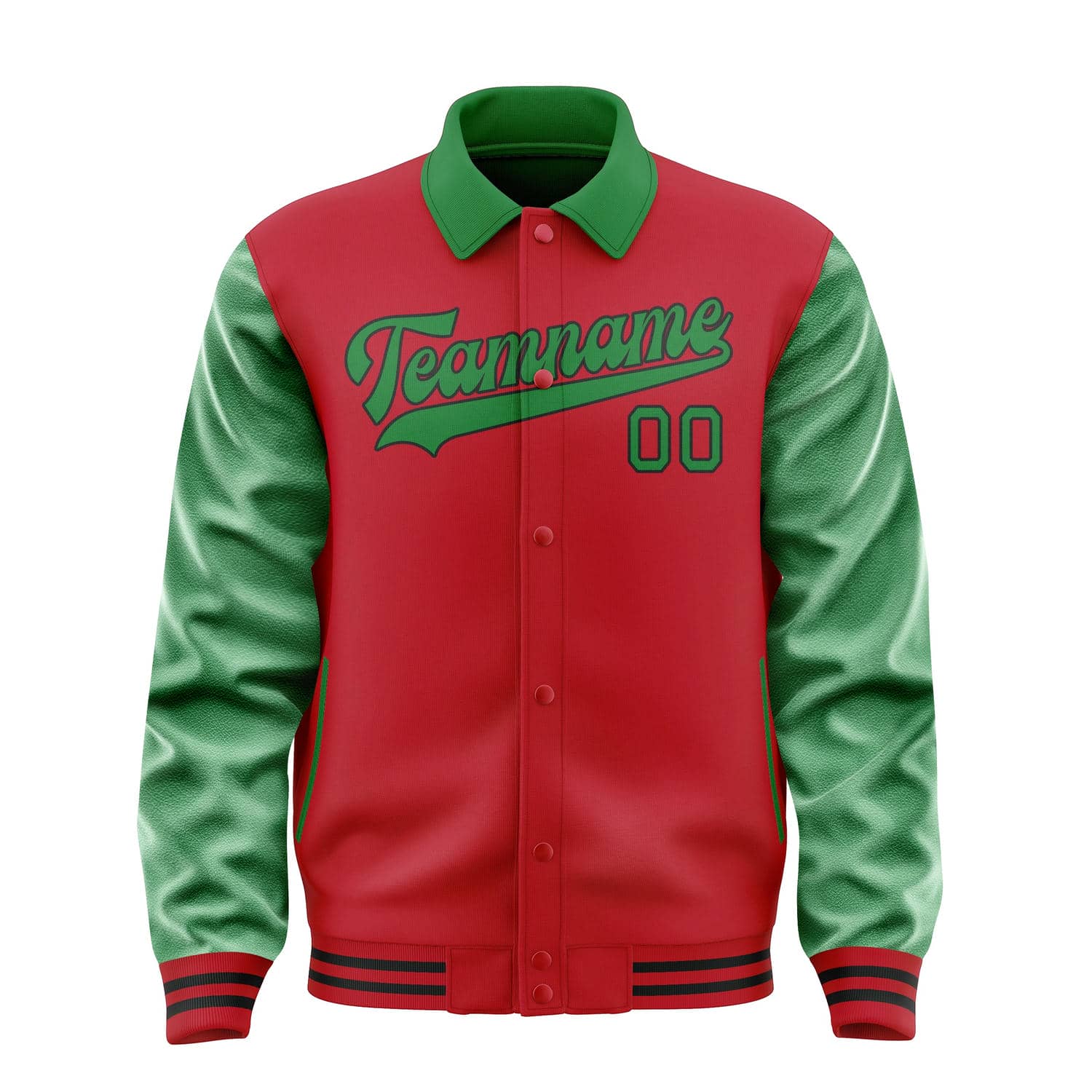 Custom Red Emerald Green Jacket