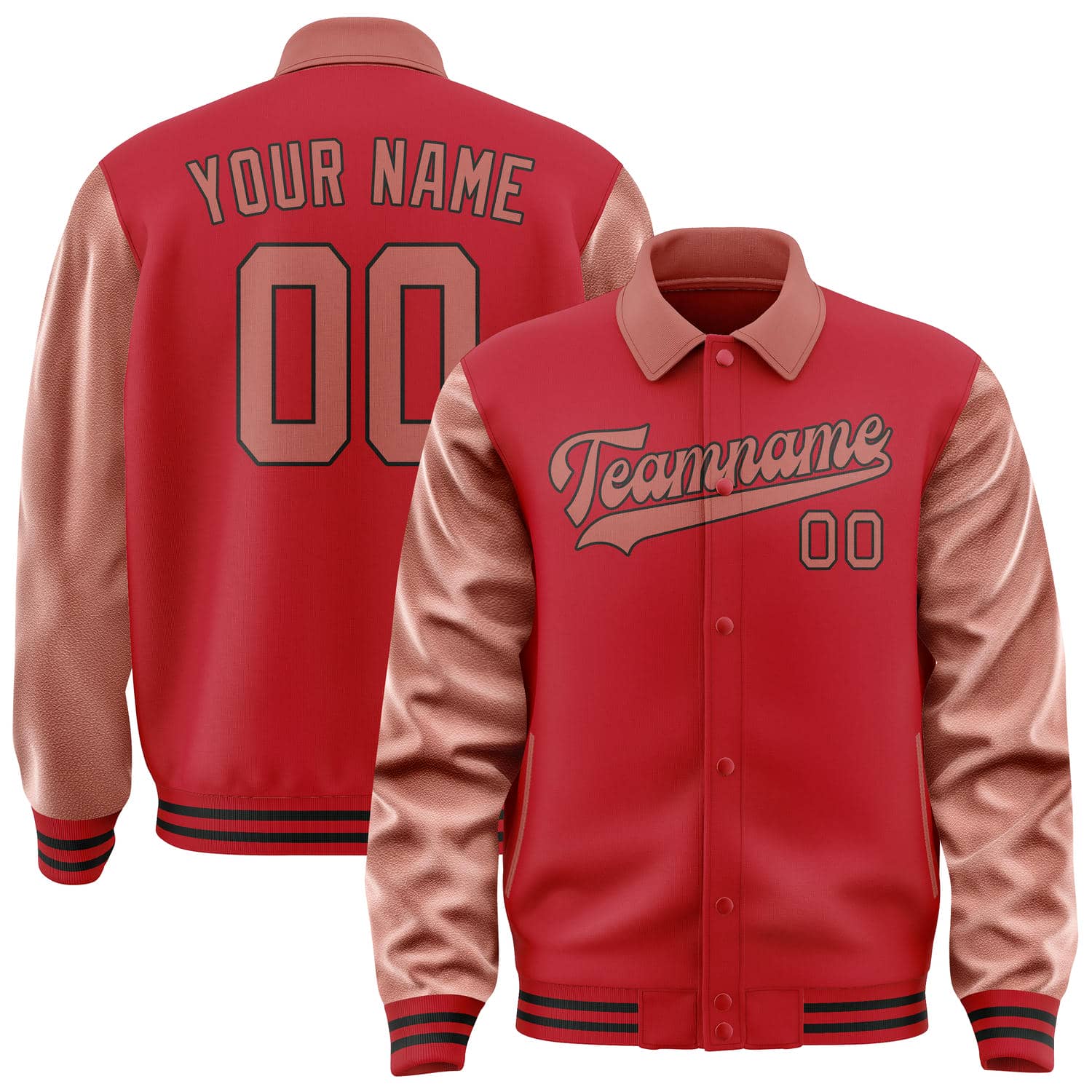 Custom Red Copper Rose Jacket