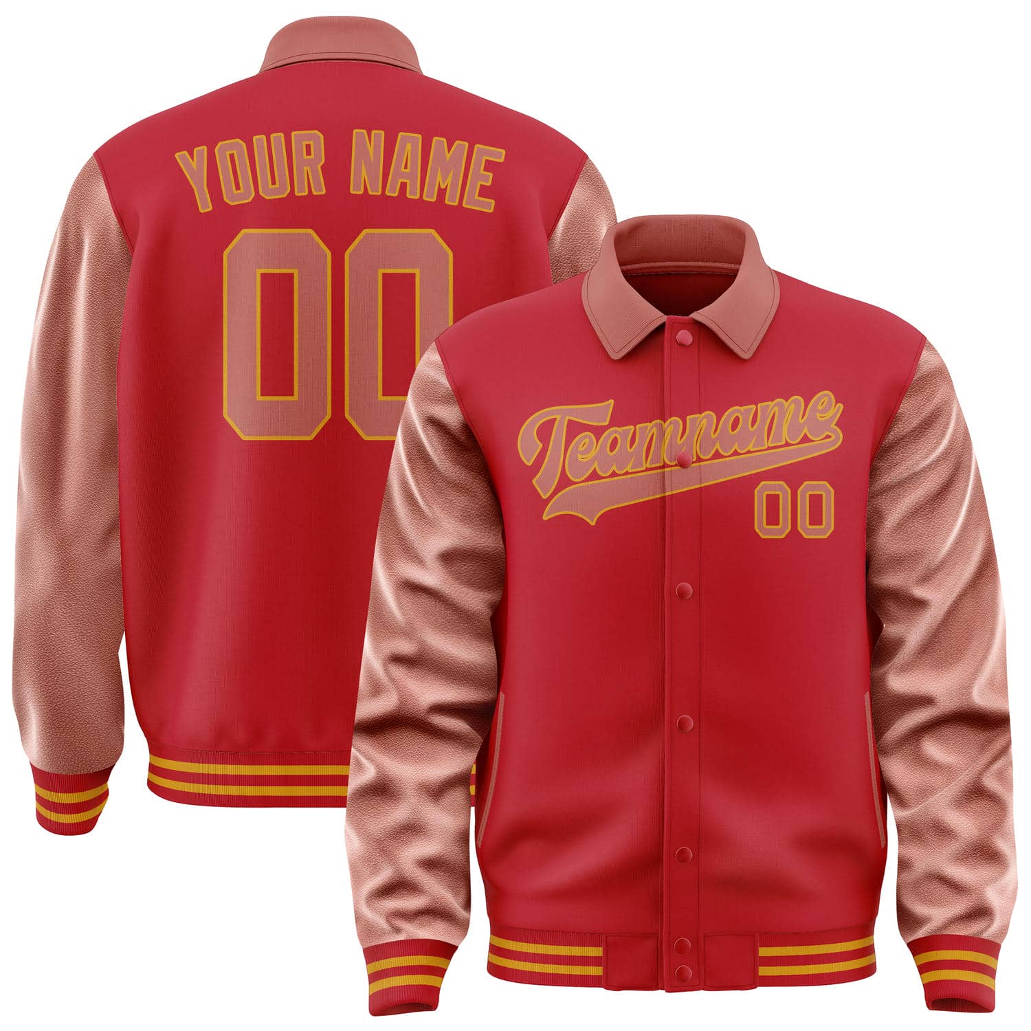 Custom Red Copper Rose Jacket