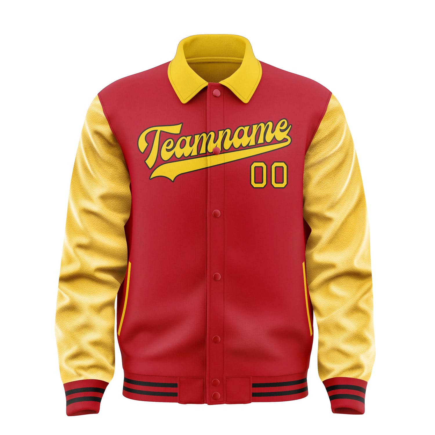 Custom Red Gold Jacket