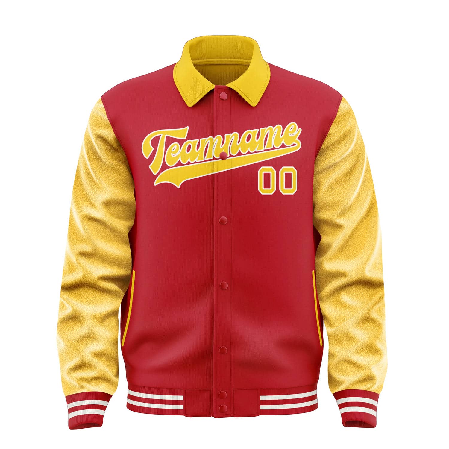 Custom Red Gold Jacket