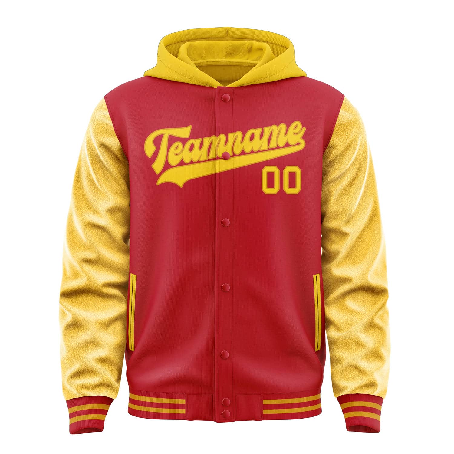 Custom Red Gold Jacket