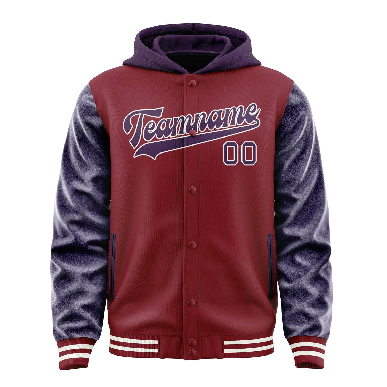 Custom Crimson Red Purple Jacket