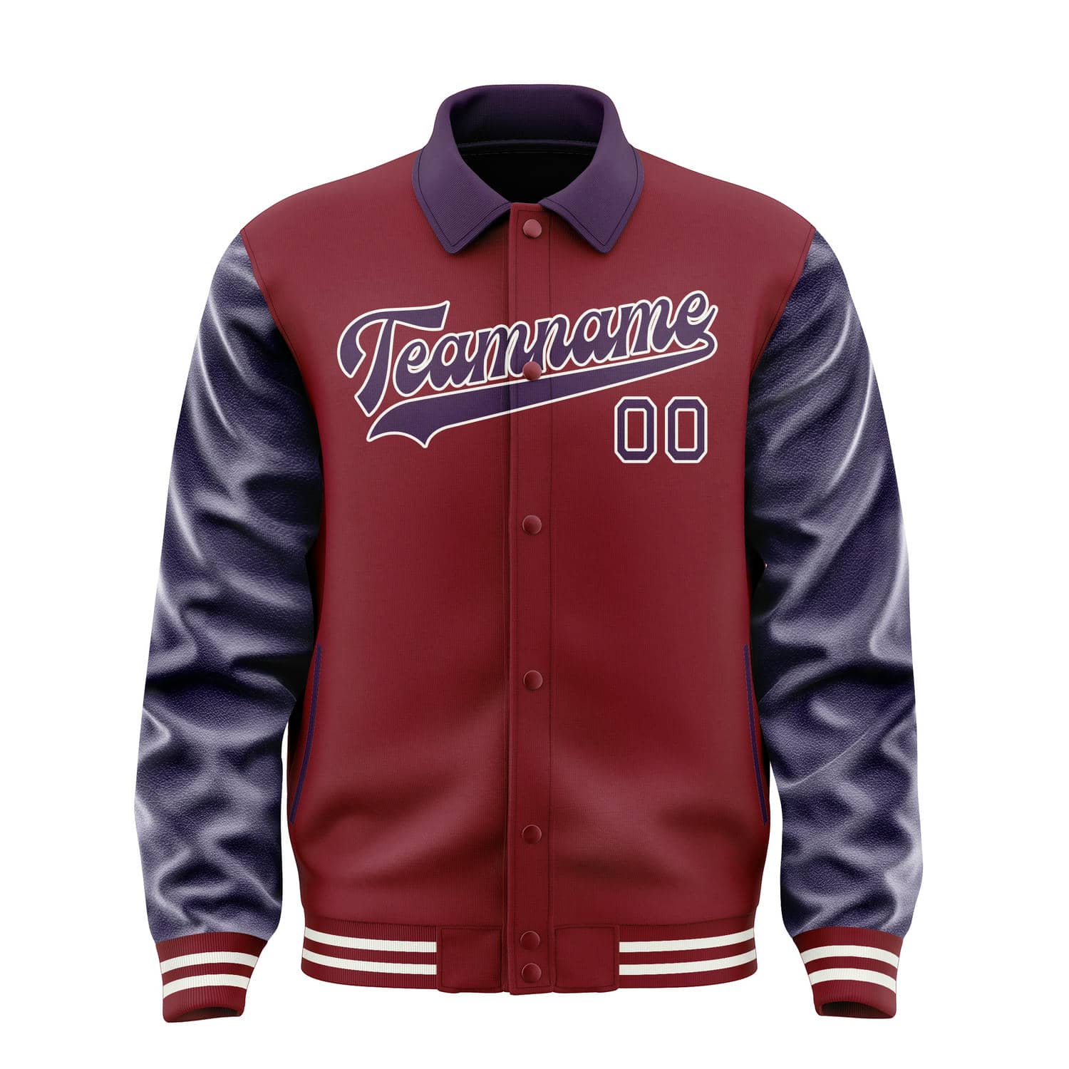 Custom Crimson Red Purple Jacket