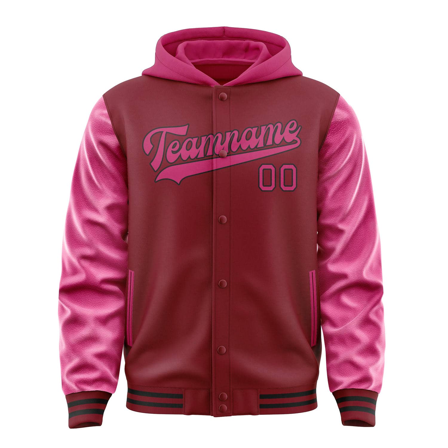 Custom Crimson Red Pink Jacket