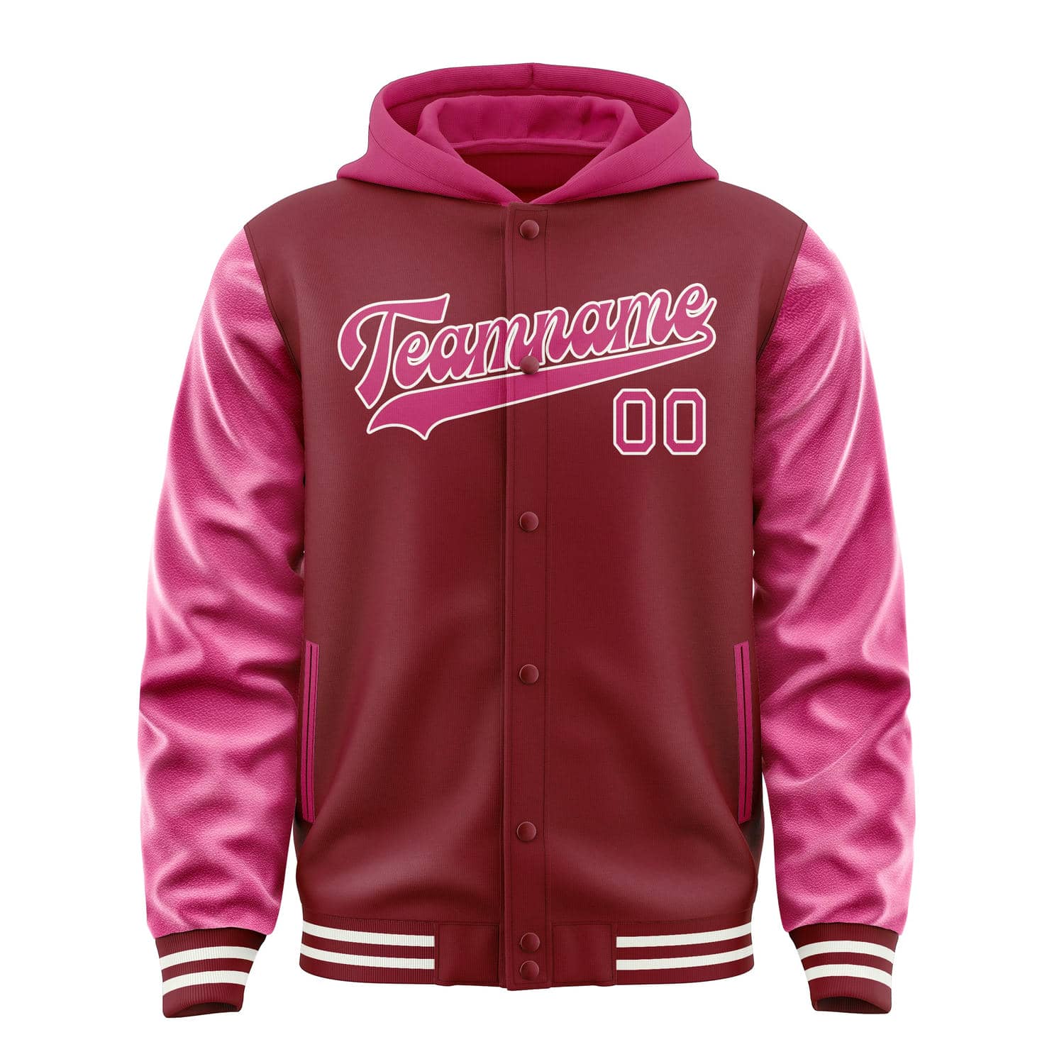 Custom Crimson Red Pink Jacket