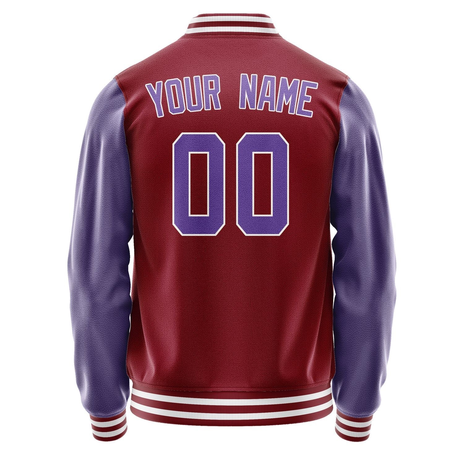 Custom Crimson Red Light Purple Jacket JA1515231518B31823