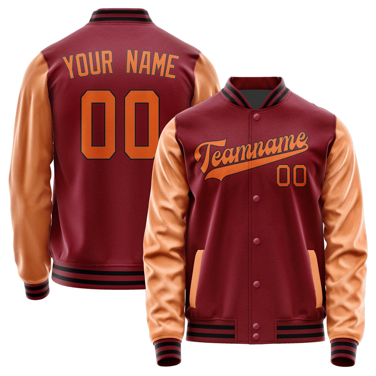 Custom Crimson Red Orange Jacket JA1515281517B31728