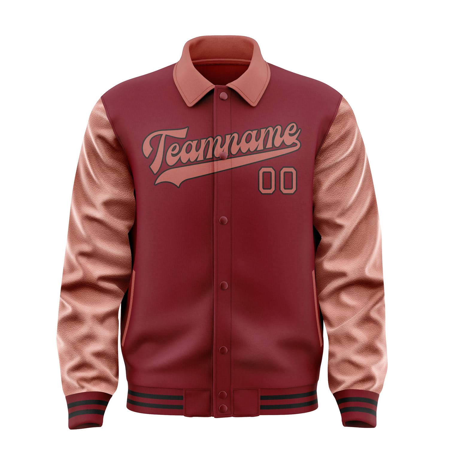 Custom Crimson Red Copper Rose Jacket