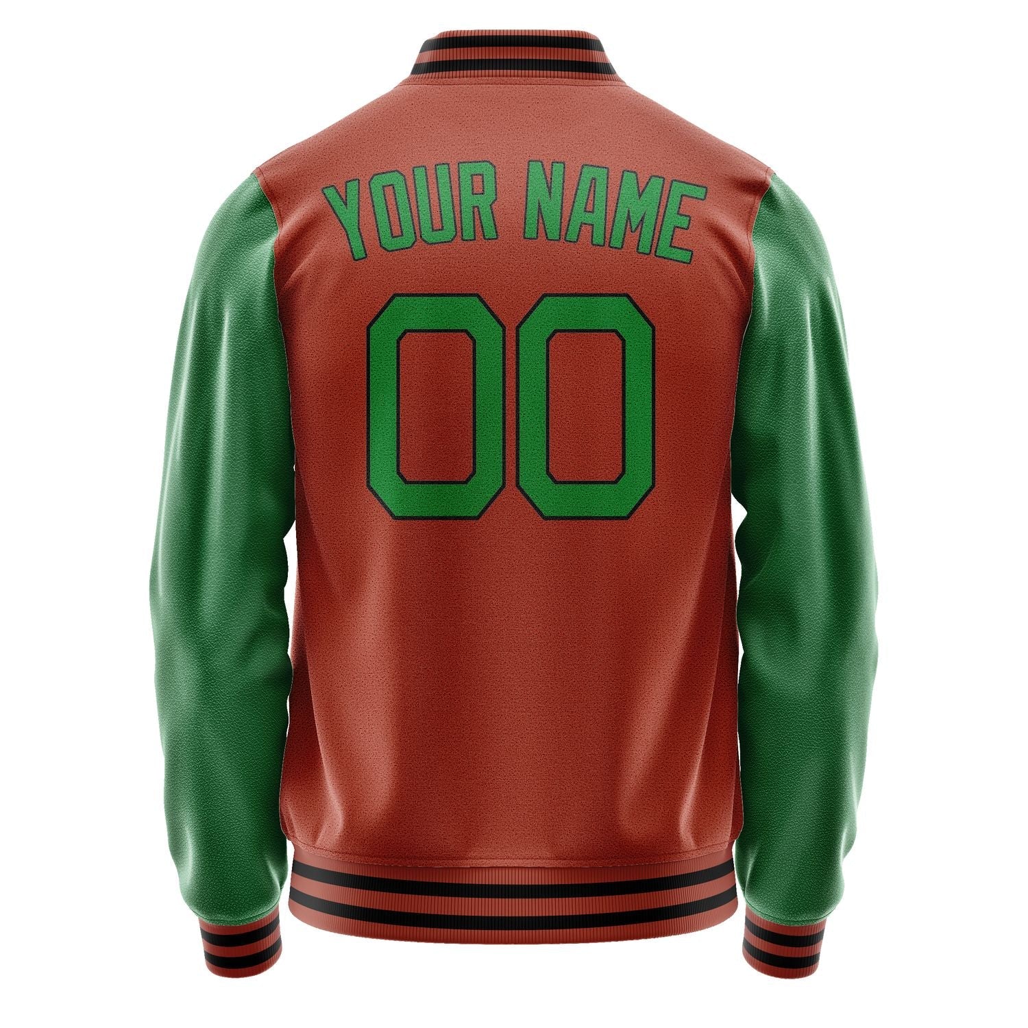 Custom Coral Red Emerald Green Jacket JA1616241617B21724