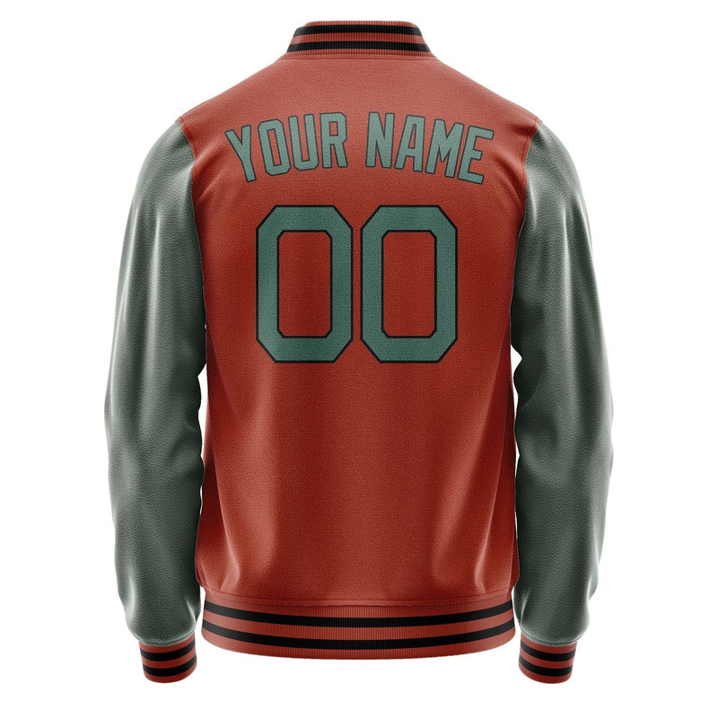 Custom Coral Red Blue Green Jacket JA1616271617B21727