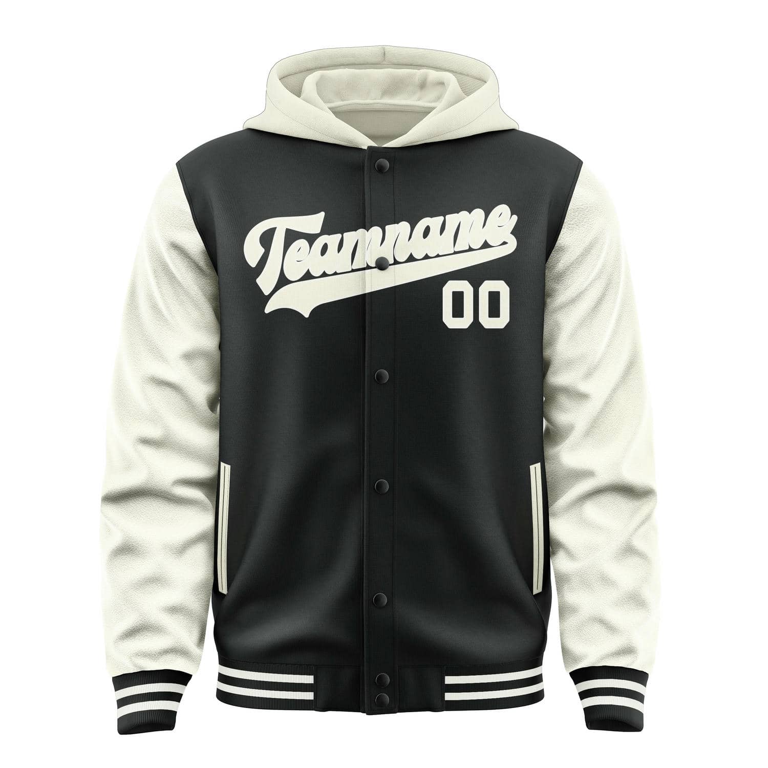 Custom Black Cream Jacket